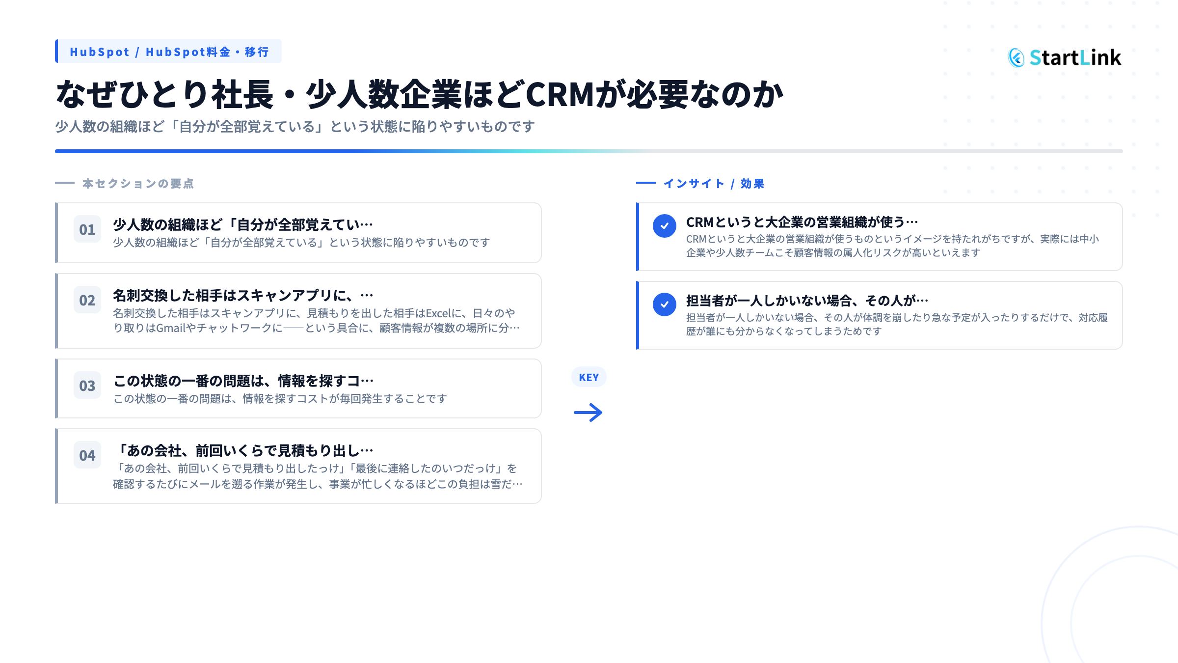なぜひとり社長・少人数企業ほどCRMが必要なのか