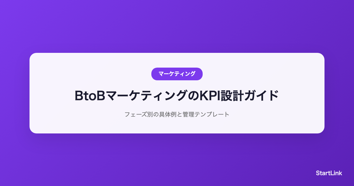 btob-marketing-kpi-design