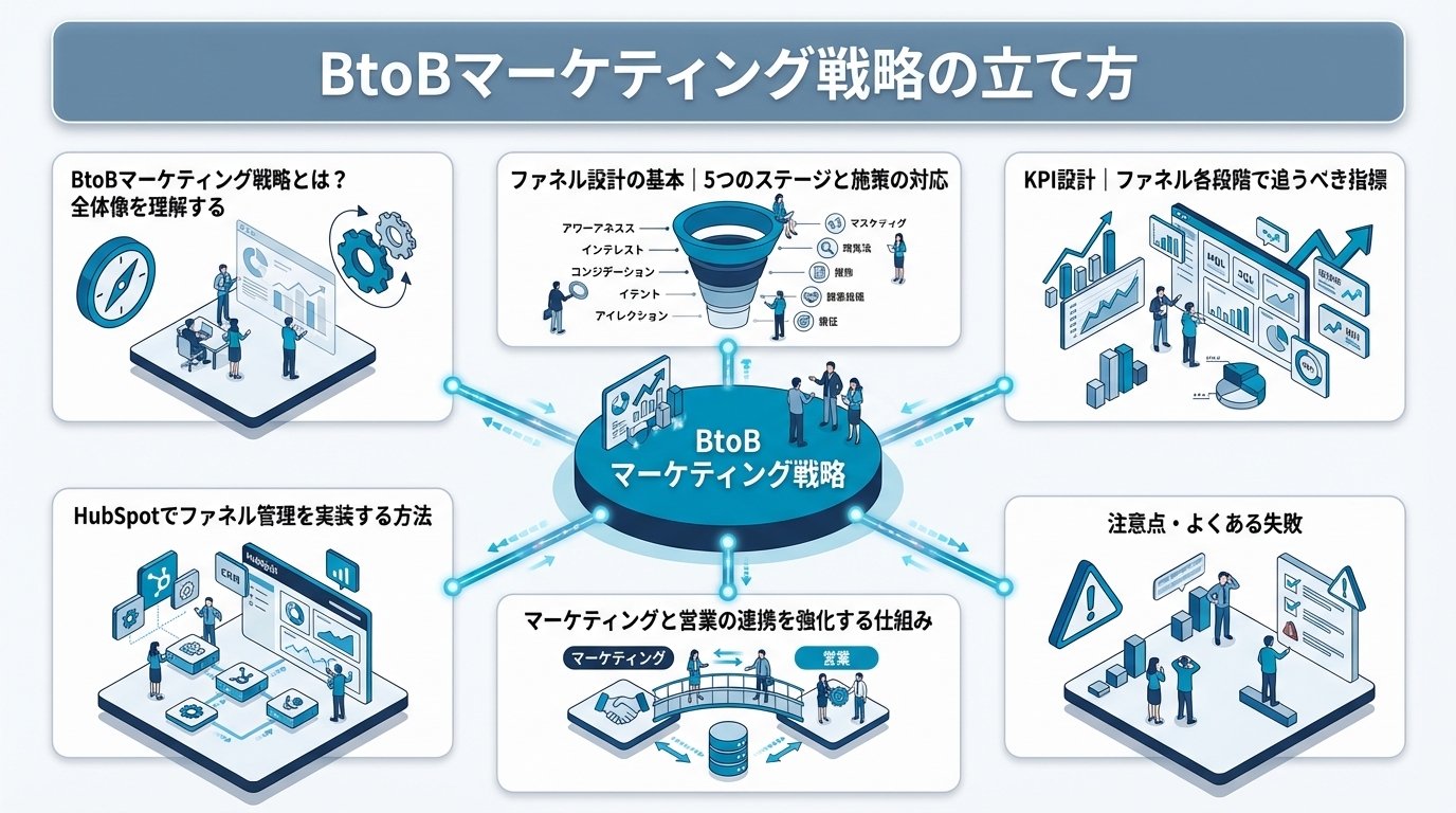HubSpot取引パイプラインボード画面