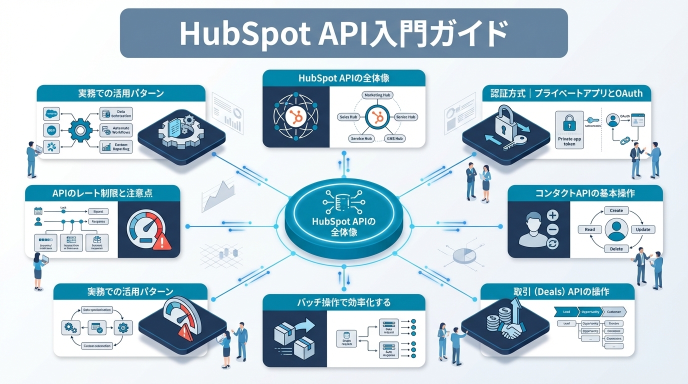 HubSpotアプリ連携・インテグレーション画面