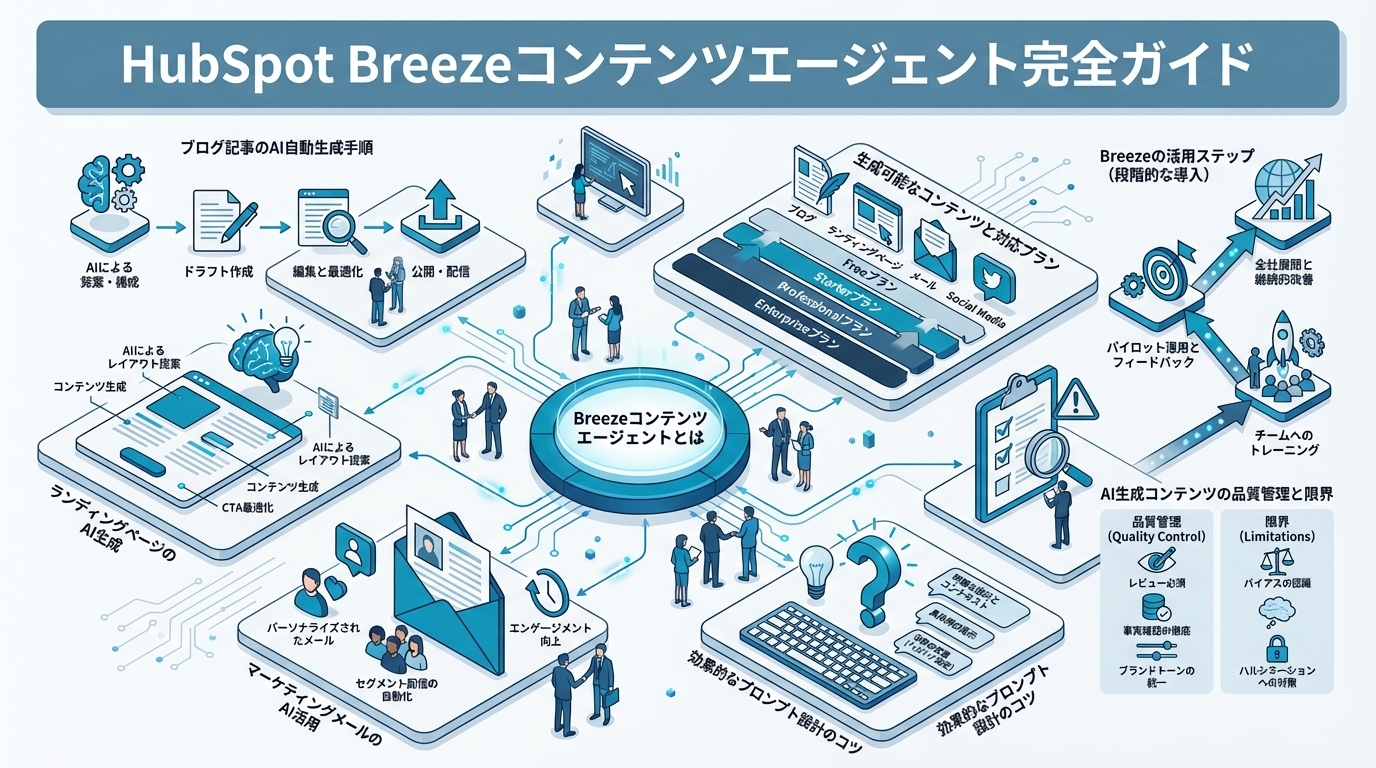 HubSpot Breeze AI機能画面