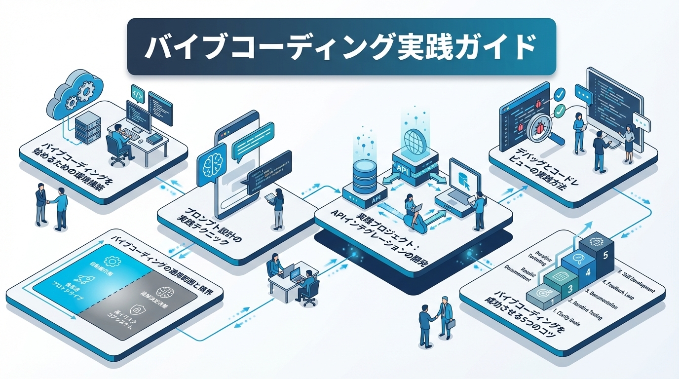 バイブコーディング実践ガイド｜AIに自然言語で指示してアプリを開発する方法
