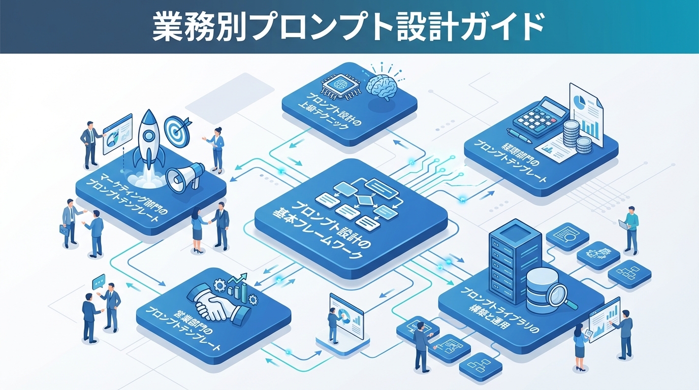 業務別プロンプト設計ガイド｜マーケ・営業・経理で使えるプロンプトテンプレート集