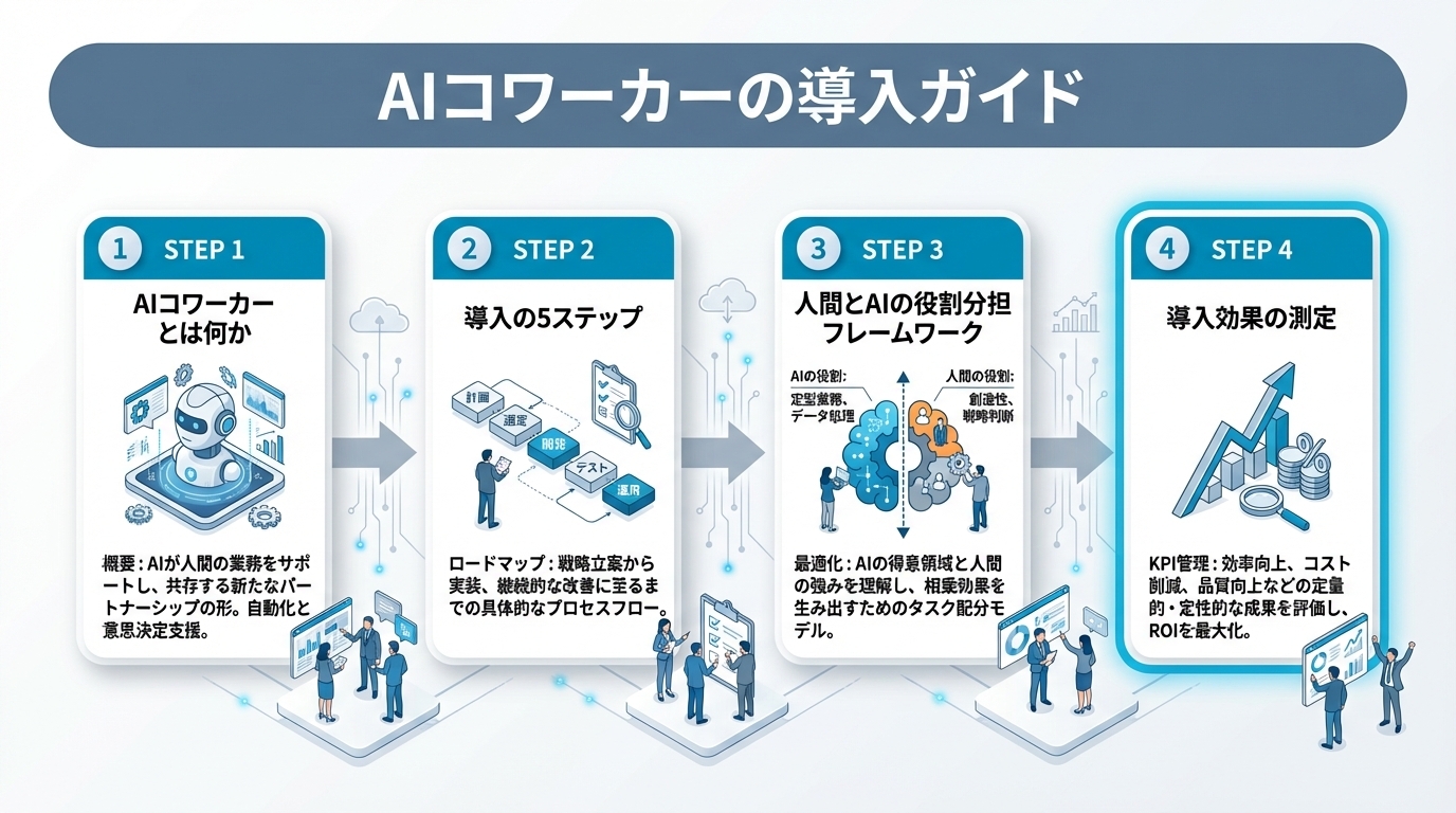 AIコワーカーの導入ガイド｜人間とAIが協働する業務設計の進め方