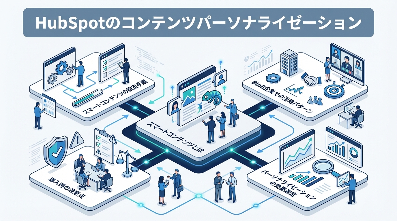 HubSpotのコンテンツパーソナライゼーション｜スマートコンテンツ・動的表示の設計方法