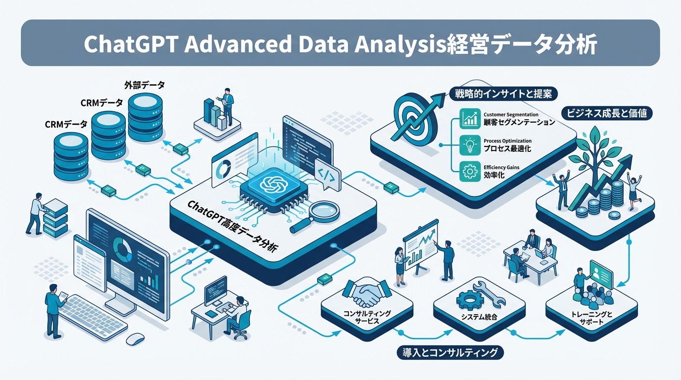 ChatGPT Advanced Data Analysis完全ガイド｜経営データのCSV分析・グラフ生成を実践解説