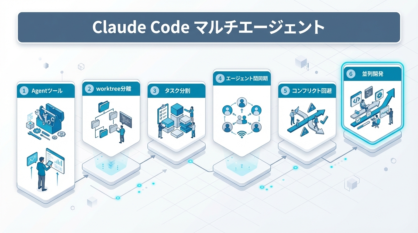 Claude Codeマルチエージェント開発の実践ガイド｜並列開発・タスク分割・同期設計