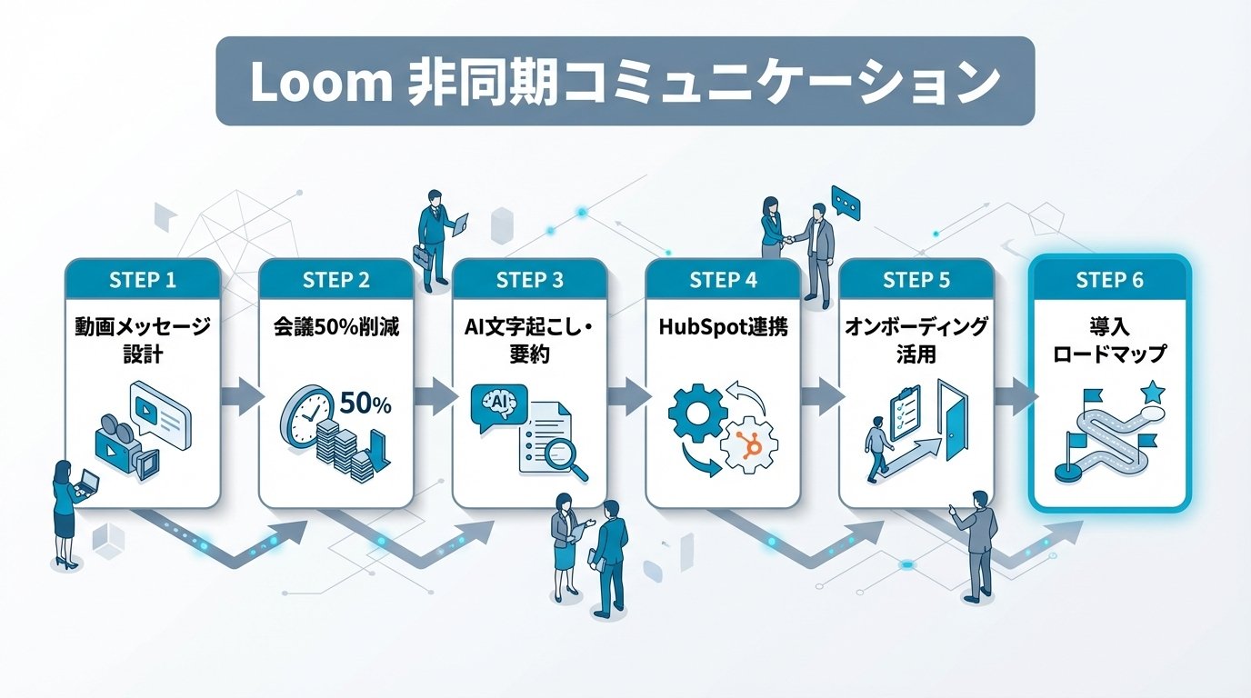 Loomで非同期コミュニケーションを導入する方法｜会議50%削減の実践ガイド