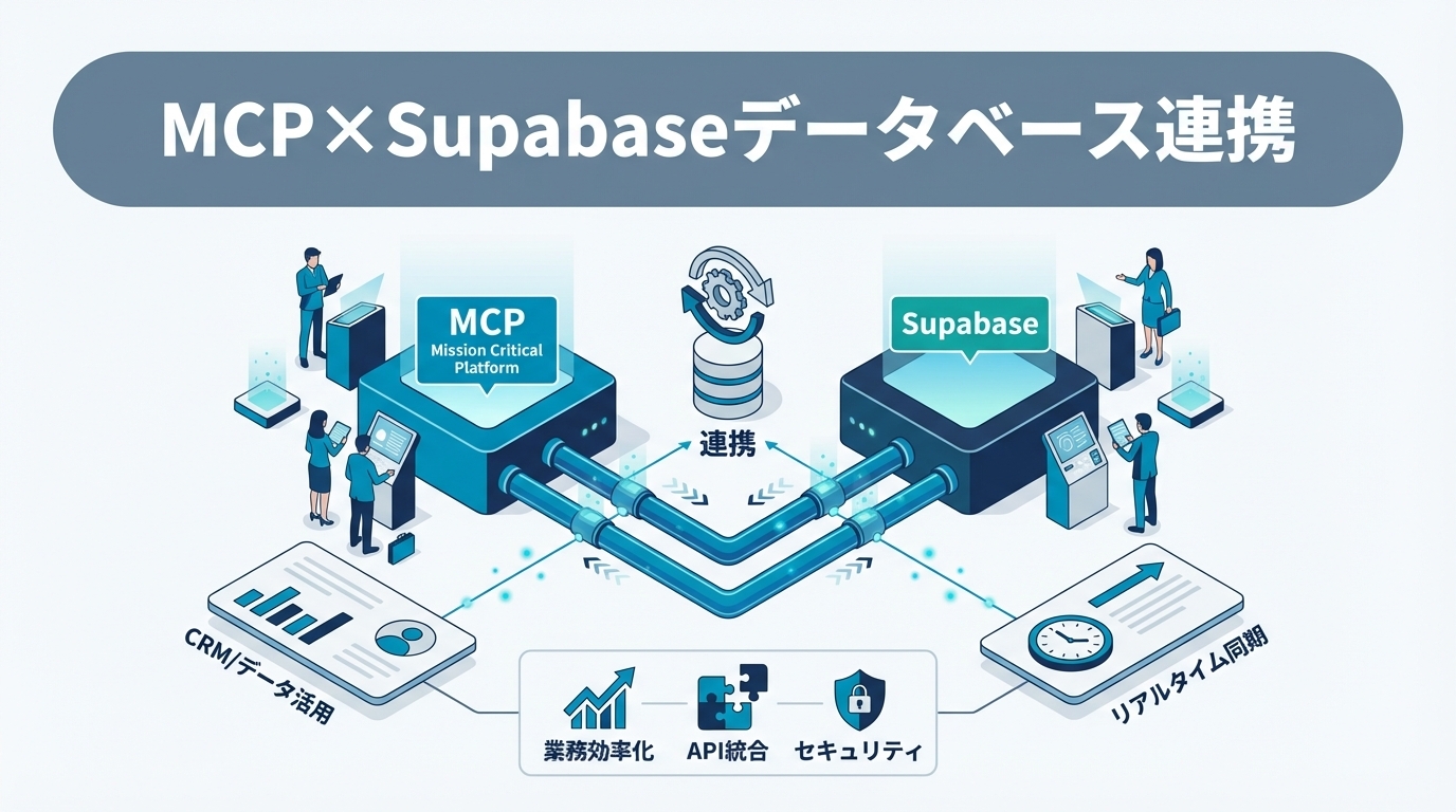 MCP × Supabase/PostgreSQLでデータベース操作をAIで民主化する｜自然言語SQL実行とスキーマ管理の実践ガイド