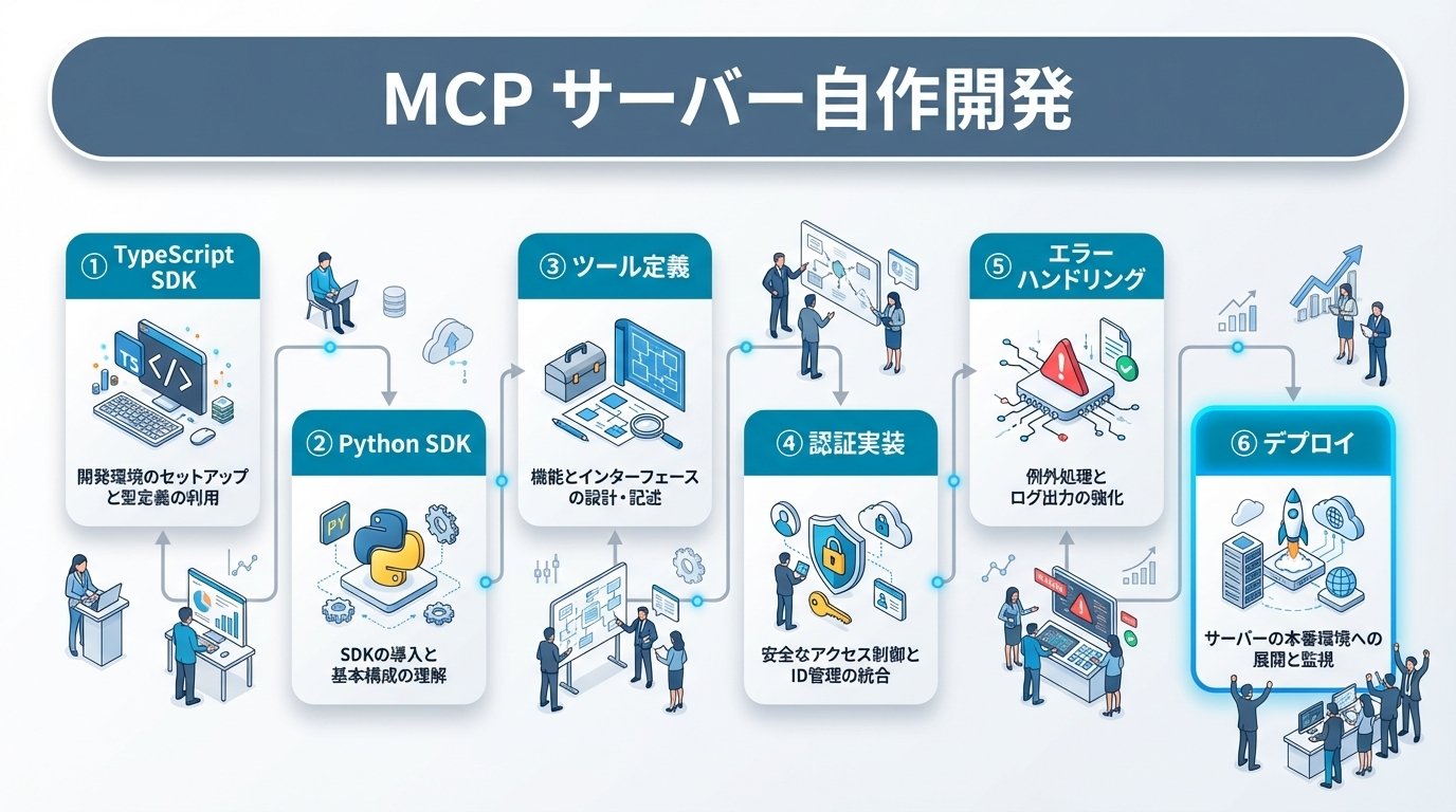 MCPサーバーを自作する方法｜TypeScript/Python SDKで独自ツールを開発する実践ガイド
